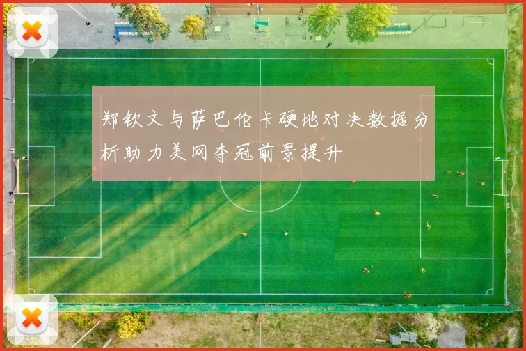 郑钦文与萨巴伦卡硬地对决数据分析助力美网夺冠前景提升